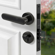 Plantex Door Lock Set with Keys/Mortise Door Lock for Home/Office/Hotel - Pack of 1 (OHMH-21, Z-Black & PVD Black)