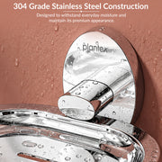Plantex 304 Grade Stainless Steel Soap Holder Stand for Bathroom and Wash Basin/Wall Mounted Soap Holder/Soap Dish/Bathroom Accessories (Chrome)