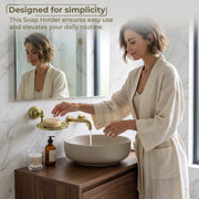 Plantex 304 Grade Stainless Steel Soap Dish/Soap Stand/Bathroom Soap Holder/Bathroom Accessories/Skyllo (Antique)