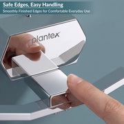 Plantex Robe Hook for Bathroom/304 Grade Stainless Steel Cloth Hanging Hook/Bath Towel Hook/Bathroom Accessories - Pack of 1 (Delta - 2805, Chrome)