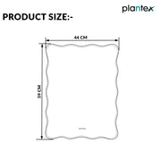 Plantex Frameless Bathroom Mirror/Rectangular Shape Glass For Wall/Mirror For Dressing Room/Living Room/Bedroom/Entryway (18 X 24 Inch)