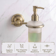 Plantex 304 Grade Stainless Steel Liquid Soap Dispenser/Shampoo Dispenser/Hand Wash Dispenser/Bathroom Accessories - Skyllo (Antique)