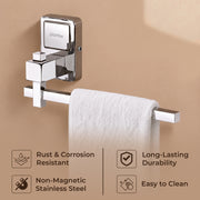 Plantex 304 Stainless Steel Napkin Holder for Wash Basin/Towel Ring for Bathroom/Napkin Hanger for Kitchen/Bathroom Accessories, Darcy(Chrome Finish)
