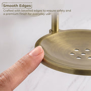 Plantex 304 Grade Stainless Steel Soap Dish/Soap Stand/Bathroom Soap Holder/Bathroom Accessories/Skyllo (Antique)