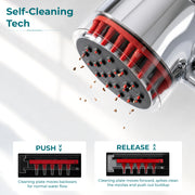 Plantex Self Cleaning Health Faucet for Toilet/ABS Plastic Jet Spray for Bathroom/Hand Gun/ Without Hose Pipe - Pack of 1 (Chrome)