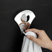 Plantex Royal Stainless Steel Robe Hook Cloth-Towel Hanger (Silver, Chrome)