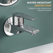 Plantex Bib Cock Water Tap for Bathroom with Water Saving Aerator/Wall Mount Tap for Wash Basin with Teflon Tape & Wall Flange, Chrome (Celesiya-1241)