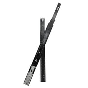 Plantex 20 Inch Soft Close Drawer Channel/Regular Close Ball Bearing Slider Drawer Channel for Home, Kitchen & Wardrobe/Telescopic Channel for Drawer - Pair of 1 (Black)
