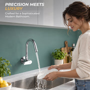 Plantex Kitchen Sink Tap with Water Saving Nozzel/Wall Mount Sink Tap for Kitchen Basin with 360° Swivel Spout (Celesiya-1247)