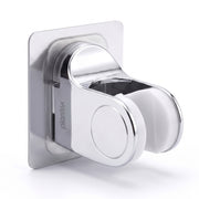 Plantex ABS Hand Shower Holder For Bathroom/Strong Self Adhesive Adjustable Handheld Shower/No Drilling Wall Mount Bracket - (Chrome)