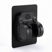 Plantex ABS Hand Shower Holder For Bathroom/Strong Self Adhesive Adjustable Handheld Shower/No Drilling Wall Mount Bracket - (Black)