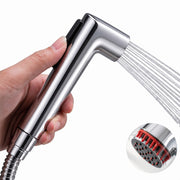 Plantex Self Cleaning Health Faucet for Toilet/ABS Plastic Jet Spray for Bathroom/Hand Gun/ Without Hose Pipe - Pack of 1 (Chrome)