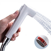 Plantex Self Cleaning Health Faucet for Toilet/ABS Plastic Jet Spray for Bathroom/Hand Gun/ Without Hose Pipe - Pack of 1 (White)