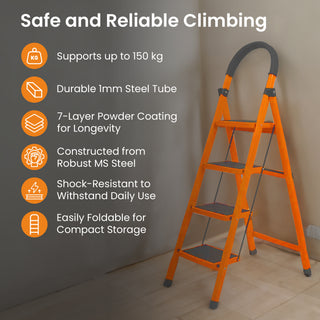 Plantex Foldable Ladder - Space-saving solution