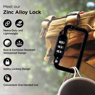 Plantex UMAI Locking Carabiner - keychain use