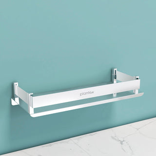 Plantex chrome bathroom organizer - secure display solution