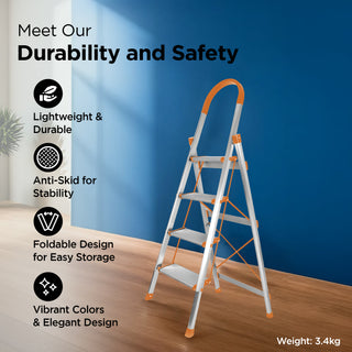 Plantex Foldable Stepladder - Efficient for home improvement