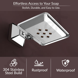 Plantex adjustable soap dish - easy access and maintenance