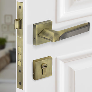 Plantex mortise lock in Satin Black Matt - Reliable door security