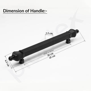 Plantex durable door handle - outdoor installation