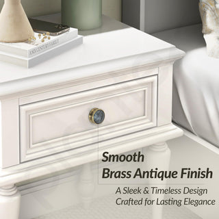Plantex round knob - easy installation for cabinets