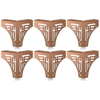 Plantex rose gold furniture legs - enhance bed aesthetics