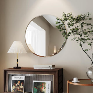 Plantex round mirror - wall mounted style