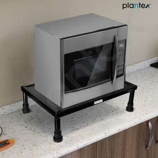 Plantex oven stand - stylish black kitchen accessory
