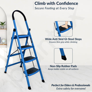 Plantex folding ladder - storage friendly