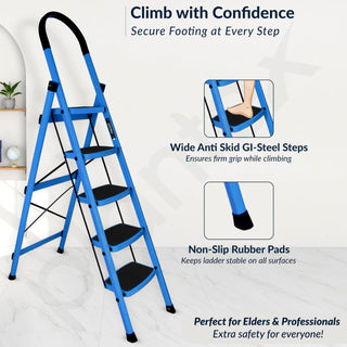 Plantex Ladder - Sturdy Design for Home Improvement