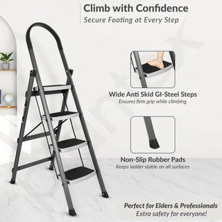 Plantex steel ladder - User-friendly design for all ages