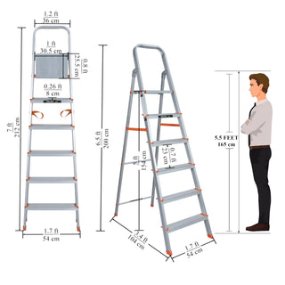Plantex Legend 6 Step Ladder - Accessing high shelves