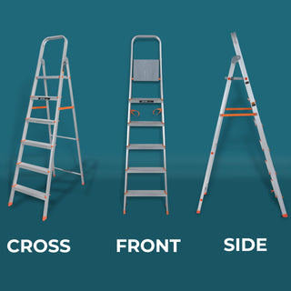 Plantex Legend 6 Step Ladder - Cleaning windows