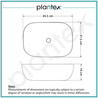 Plantex countertop basin - perfect for home renovations