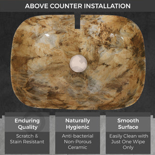 Plantex NS-137 under mount sink - durable bathroom fixture