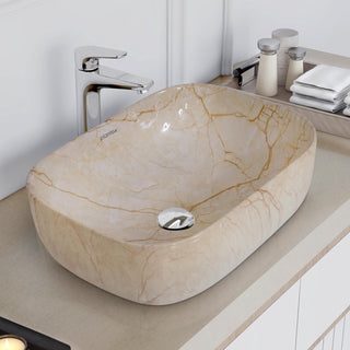 Plantex square ceramic basin - durable and elegant