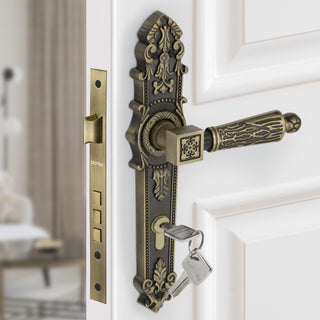 Plantex mortise lock with keys - reliable security for all doors