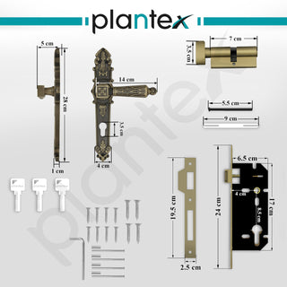 Plantex computerized lock body - secure office door solution