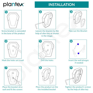 Plantex soap holder - wall mounted in bathroom