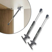 Plantex 10 Inch Soft Close Hydraulic Gas Spring Stay Strut Pneumatic Lift Support/Cabinet Hinges Support/Capacity 20 KGS (200 N) - Pair of 1 (2 Pcs) (Silver)