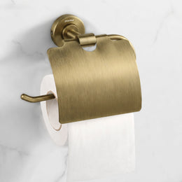 Plantex 304 Grade Stainless Steel Toilet Paper Roll Holder for Bathroom/Tissue Paper Holder/Bathroom Accessories - Daizy (Antique)
