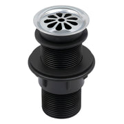 Plantex 4 Inch Waste Coupling for Washbasin/Nylon Thread Body with Brass Head Coupling/Coupling for Sink - Pack of 1 (BH-1116, Chrome)