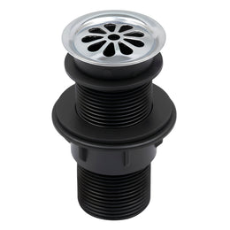 Plantex 4 Inch Waste Coupling for Washbasin/Nylon Thread Body with Brass Head Coupling/Coupling for Sink - Pack of 1 (BH-1116, Chrome)