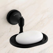 Plantex 304 Grade Stainless Steel Soap Holder/Stand for Bathroom and Wash Basin Bathroom Accessories - Niko (Black)