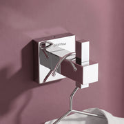 Plantex Aqua Heavy-Duty Stainless Steel Robe Hook/Cloth-Towel Hanger/Bathroom Accessories - Chrome (Pack of 1)