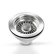 Plantex Coupling for Kitchen Sink/304 Grade Stainless Steel Waste Coupling/Round Shape Coupling - Pack of 1 (Chrome Finish)