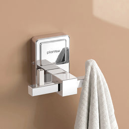 Plantex 304 Grade Stainless Steel Robe Hook/Cloth-Towel Hanger/Door Hanger Hook/Bathroom Accessories - Darcy (Chrome)