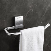 Plantex 304 Grade Stainless Steel Towel Ring/Napkin Hanger/Towel Holder for Wash Basin/Bathroom Accessories - Crystal (Chrome)