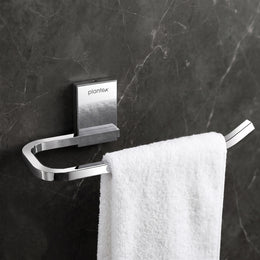 Plantex 304 Grade Stainless Steel Towel Ring/Napkin Hanger/Towel Holder for Wash Basin/Bathroom Accessories - Crystal (Chrome)