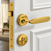 Plantex Triple Security Door Lock for Home/Main Door Lock Set with 3 Years of Warranty/Mortise Lock for Door with Brass Lock Body & Cylinder (7106-Gold)